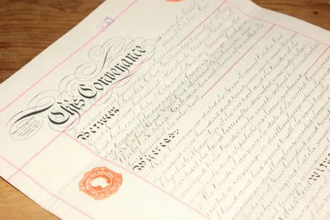 Retro documents Stock Photos