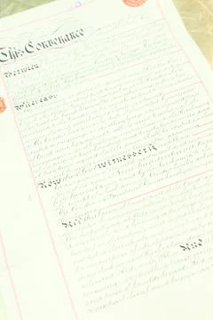 Retro documents Stock Photos