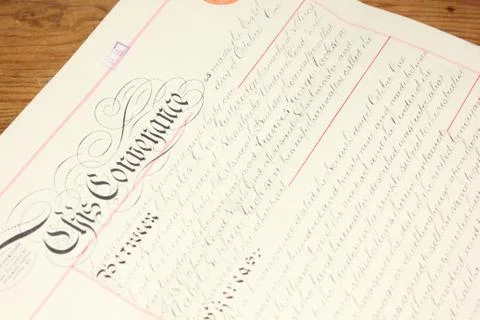 Retro documents Stock Photos