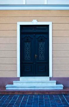 Retro door Stock Photos