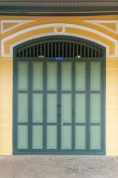 Retro door Stock Photos