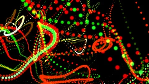 Retro dot colors Stock Footage 95662491