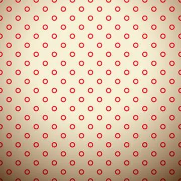 Retro dot vector seamless pattern (tiling). Endless texture Illustrazione stock