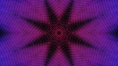 Retro Dots Abstract VJ Loop Stock Footage 44398706