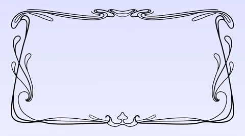 Retro Drawing Frame Animation (HD) Stock-Footage 41387087