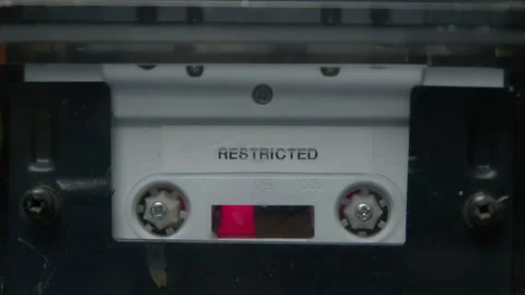 Retro Dual Audio Cassette Interview Recorder in Police Custody Видео 290048591
