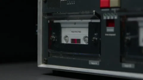 Retro Dual Audio Cassette Interview Recorder in Police Custody Видео 290050106