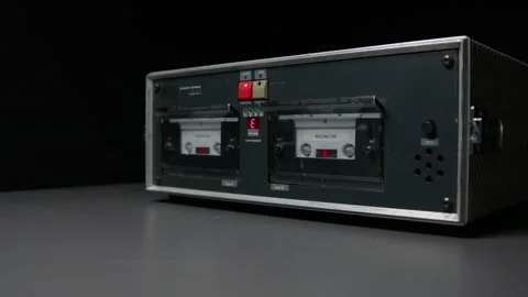Retro Dual Audio Cassette Interview Recorder in Police Custody Видео 290072997