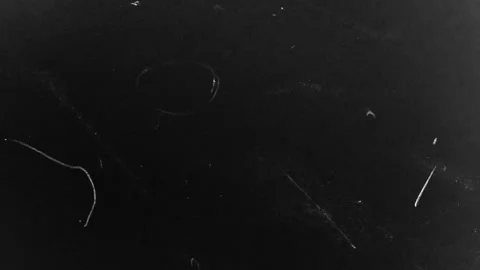 Retro Dust Scribble Brush Effect. Old Film Dust Scribble Texture Stock Footage 317307001