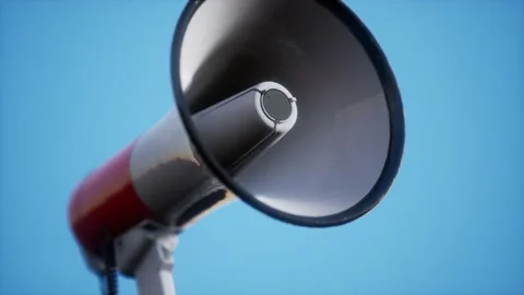 Retro electric Speaker Megaphone Vidéo 139675329