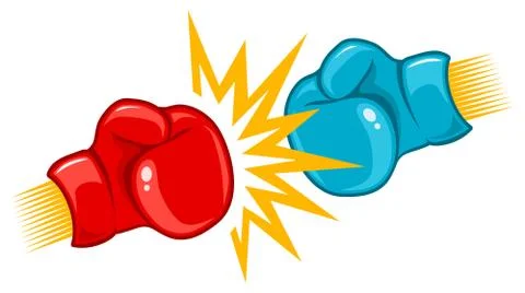 Retro emblem for boxing Stock-Illustration