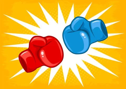 Retro emblem for boxing Ilustración de archivo