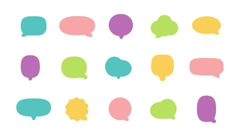 Retro empty comic speech bubbles set Vintage design, pop art style - stock .. Stockillustratie