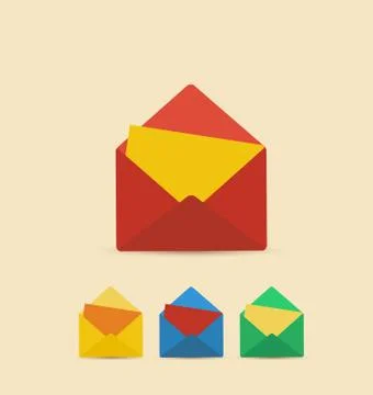 Retro Envelope Stock Illustration