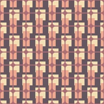 Retro fabric pattern Stock Illustration