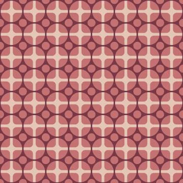 Retro fabric pattern Stock Illustration