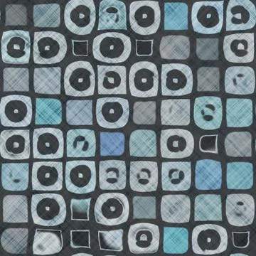 Retro fabric seamless generated texture Stock Illustration