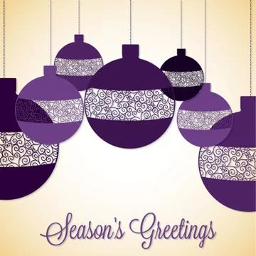 Retro filigree baubles in vector format. Stock Illustration