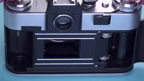 Retro film camera Stock Footage 140887333