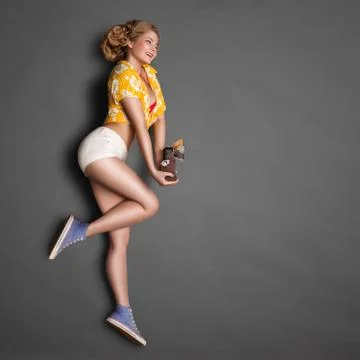 Retro flash. Stock Photos