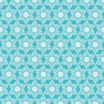 Retro flora pattern design vector Illustrazione stock