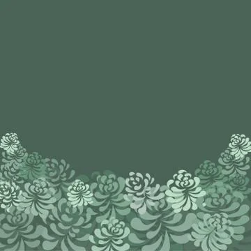 Retro floral vector pattern - illustration Stock Illustration