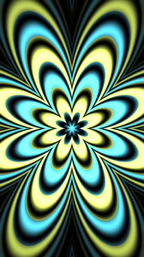 Retro Flower Animation Stock Footage 286223501