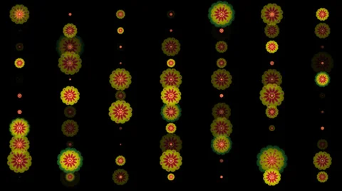 Retro flower background Stock-Footage 35176126