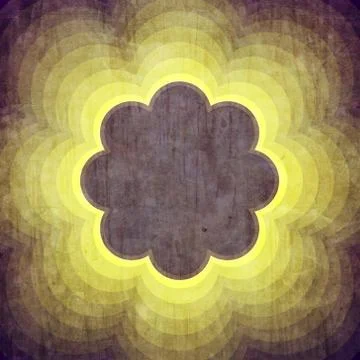 Retro flower Stock Illustration