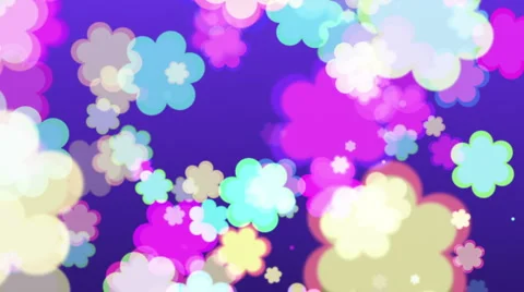 Retro Flowers BG 4 Video stock 5651585