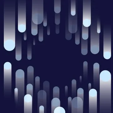 Retro Flying Dot Pattern - Vector Illustration Stockillustratie