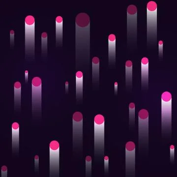 Retro Flying Dot Pattern - Vector Illustration 스톡 일러스트