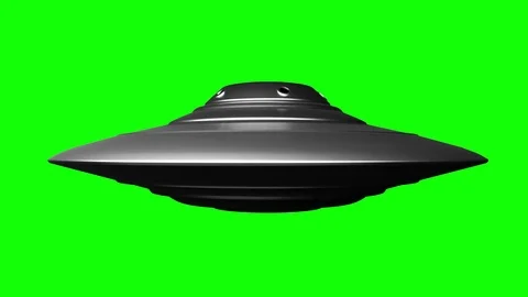 Retro Flying Saucer Stock Footage 81734129