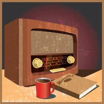 Retro fm Stock Illustration