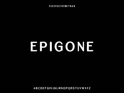 Retro font.Typeface.Script.Shadow Effect.Handcrafted handwritten vector label Illustrazione stock