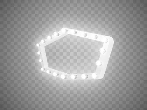 Retro frame for advertising Stock Illustration