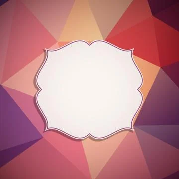 Retro frame Stock Illustration