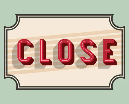 Retro frame with message isolated icon design Stock Illustration