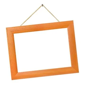 Retro frame on string Stock Photos