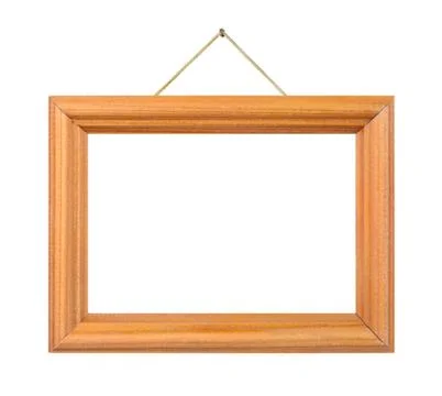 Retro frame on string Stockfoto's