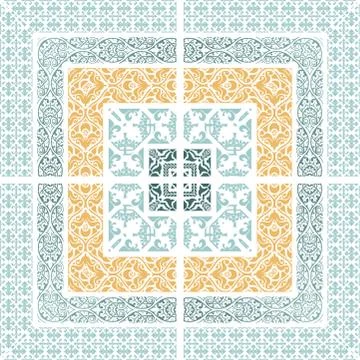 Retro frames set Stock Illustration