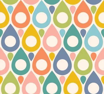 Retro funny pattern for holidays Stock Illustration