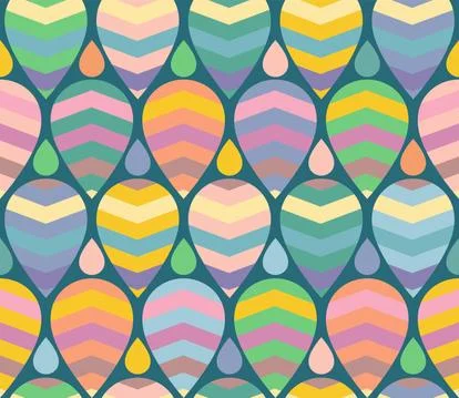 Retro funny pattern for holidays. Stock Illustration