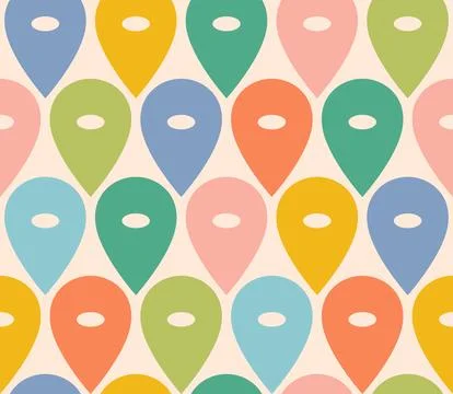 Retro funny pattern for holidays. Stock Illustration