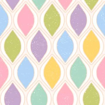 Retro funny vector pattern for holidays Stock Illustration