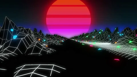 Retro Future  Trip Stock Footage 169594657
