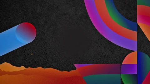 Retro Futuristic Background Stock Footage 314021292