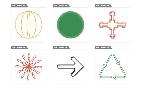 Retro futuristic elements for design. Extraordinary Graphic Assets. Modern Illustrazione stock