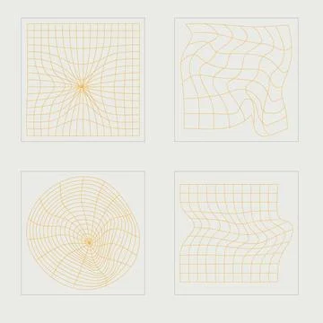 Retro futuristic elements for design. Large set of retro objects for design 库存插图