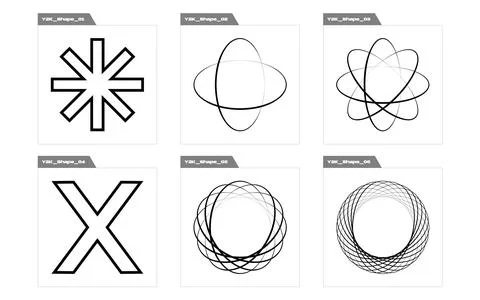 Retro futuristic elements for design. Retro futuristic graphic ornaments Illustrazione stock